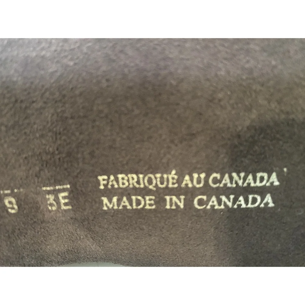 Hitchcock Brown Moosehide Slipper Style #: 4942BR Size‎ 9 Made in Canada NWOB